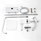 Colonne de douche avec espace pour produits de bain