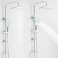 Détail du design écologique de la colonne de douche