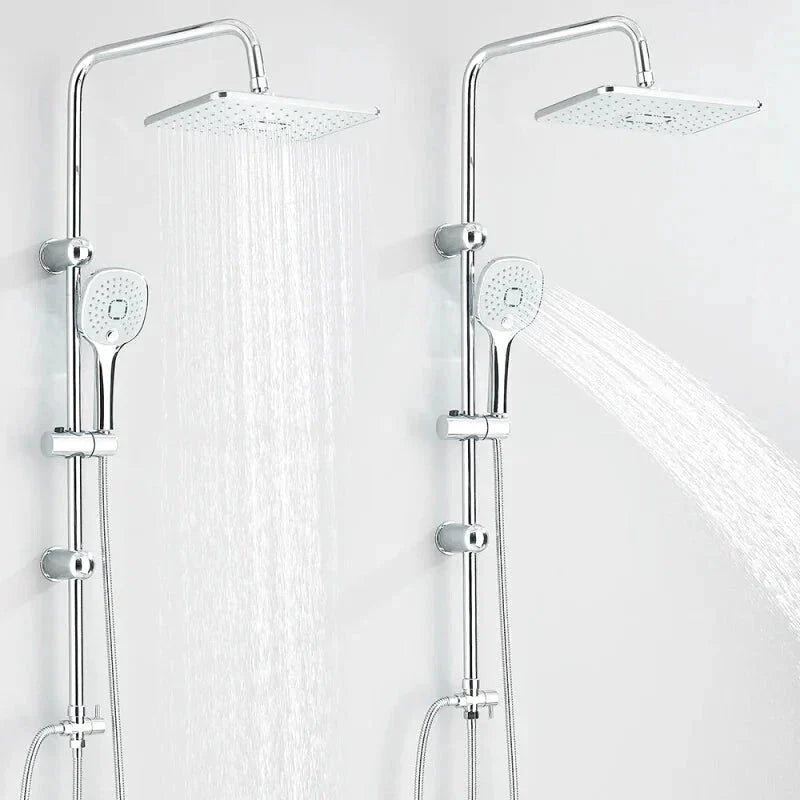 Détail du design écologique de la colonne de douche