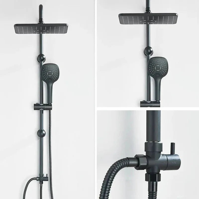 Vue détaillée du design ergonomique de la colonne