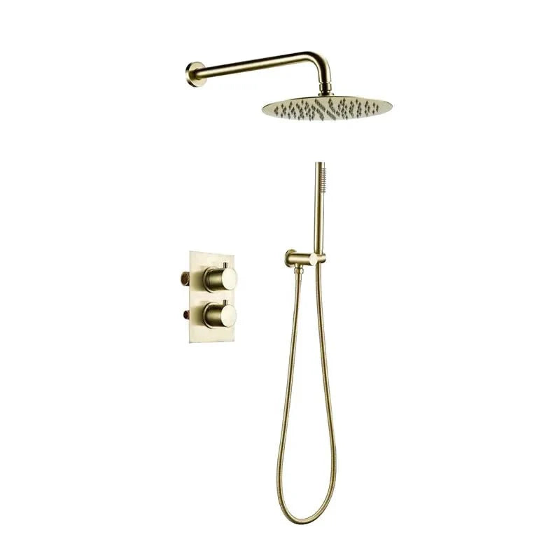 Colonne de douche moderne avec pommeau pluie géant