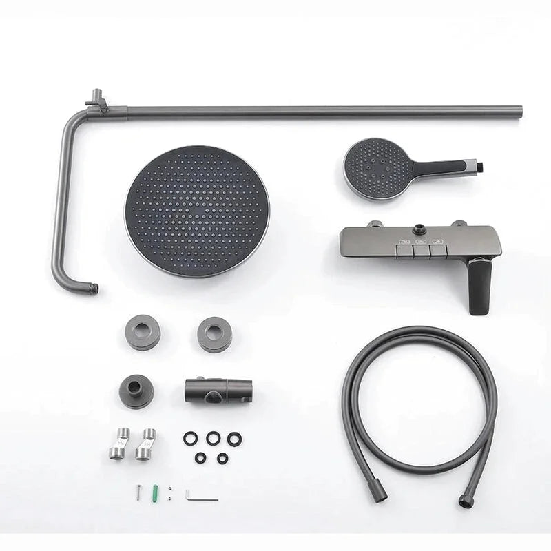 Colonne de Douche en Laiton colonne douche laiton dore vue latérale vue 37