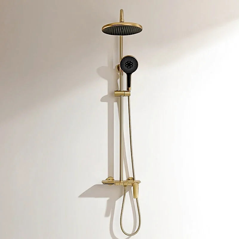 Colonne de Douche en Laiton colonne douche laiton dore vue rapprochée vue 38