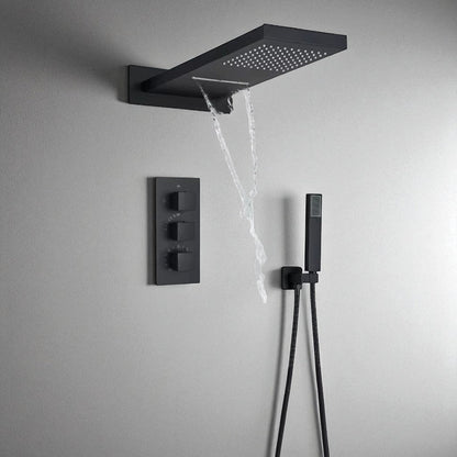 Sélecteur à trois commandes pour différents modes de douche