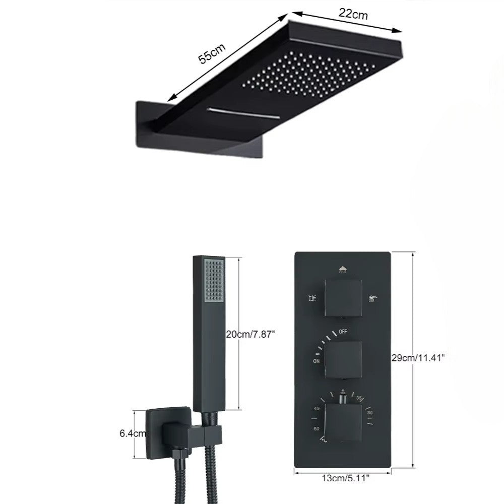 Installation murale encastrée pour un design minimaliste