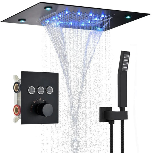 Colonne de Douche Led Encastrable colonne douche encastrable luxe vue de détail vue 24