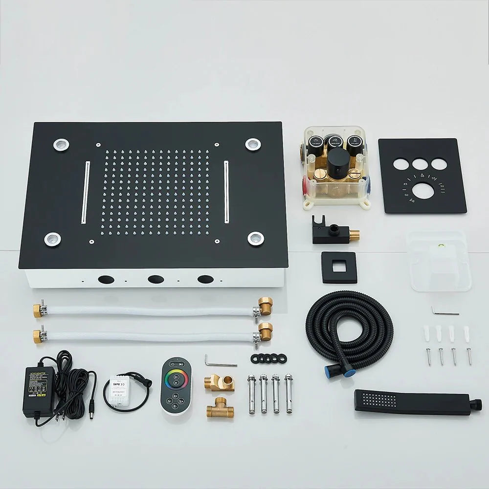 Colonne de Douche Led Encastrable colonne douche encastrable luxe vue de détail vue 16