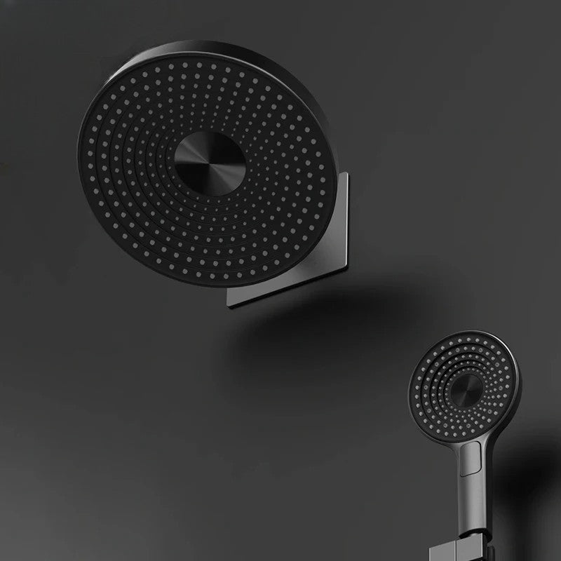 Tête de douche ronde de 30 cm avec finition chromée