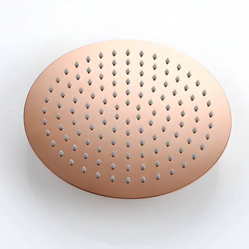 Détail du raccordement de la colonne de douche encastrée