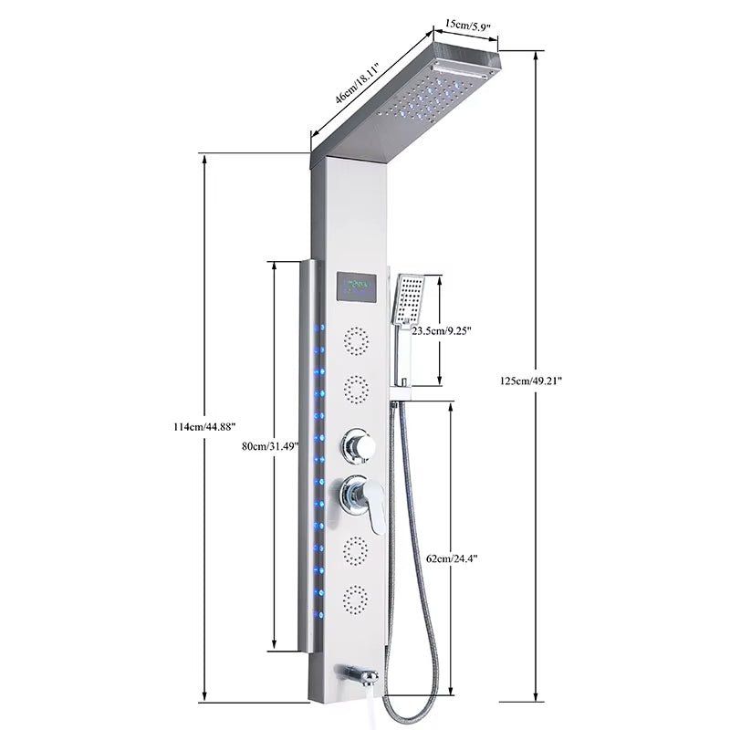 Sélecteur principal pour changer les modes de douche facilement