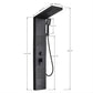 Colonne de douche en acier inoxydable avec jets et LED
