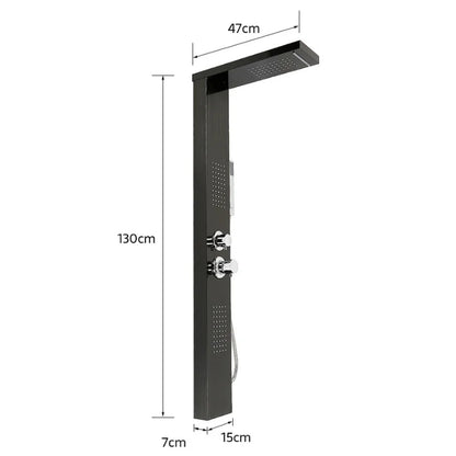 Colonne de douche avec design épuré et moderne