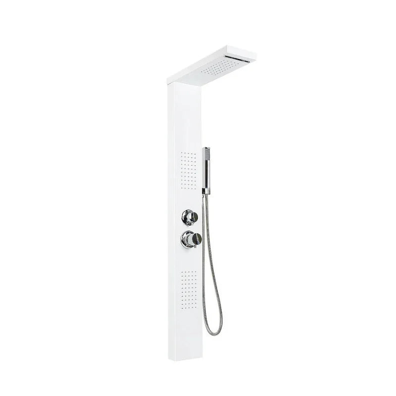 Colonne de douche avec jets et pommeau ajustables