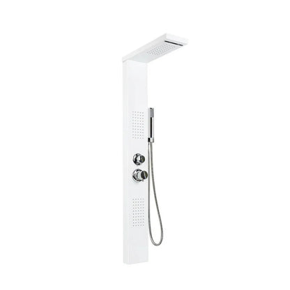 Colonne de douche avec jets et pommeau ajustables