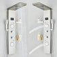 Colonne de douche hydromassante avec jets multiples et finition brillante