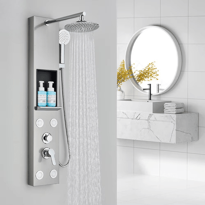 Dimensions de la colonne de douche et niche de rangement