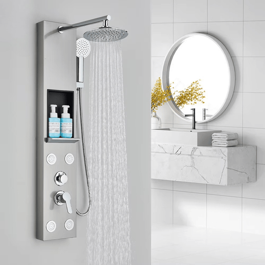 Dimensions de la colonne de douche et niche de rangement