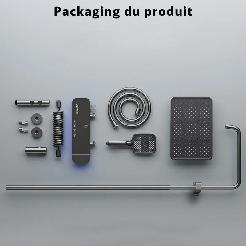 Vue rapprochée du système de jets puissants