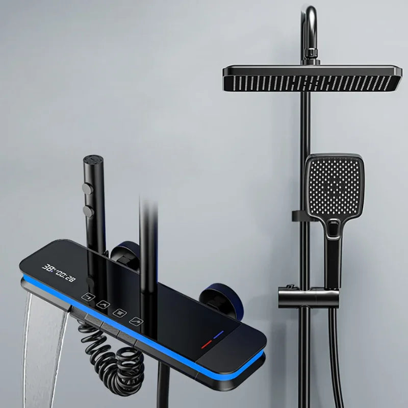 Colonne de douche avec design épuré et moderne