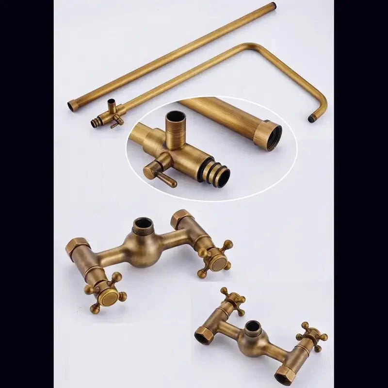 Pommeau de douche avec jets puissants en action