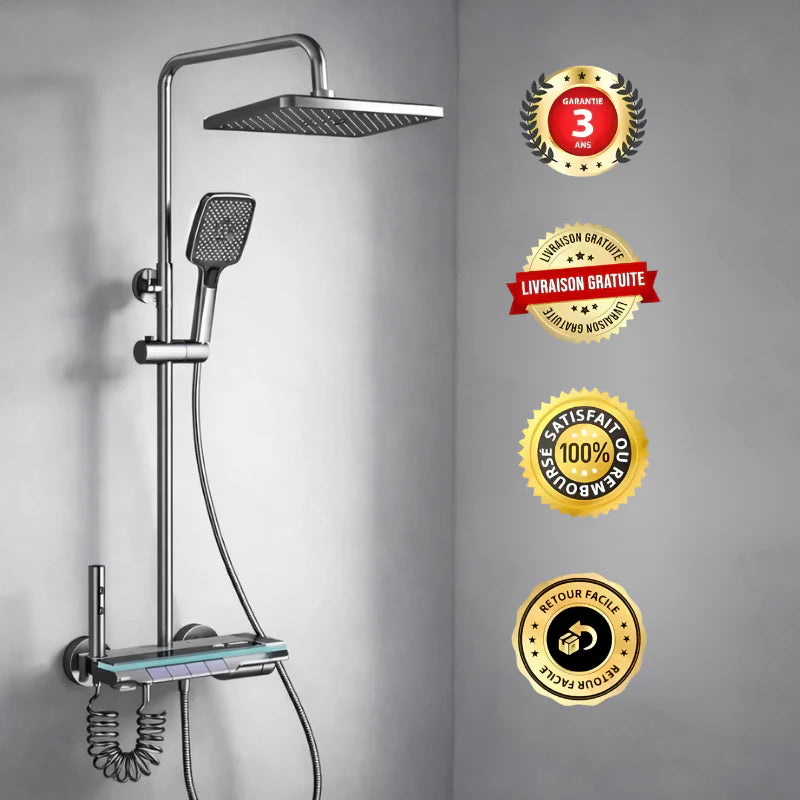 Détail du bouton de réglage de température sécurisé