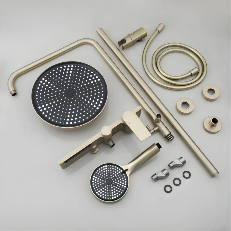 Vue de dessus montrant la disposition des éléments