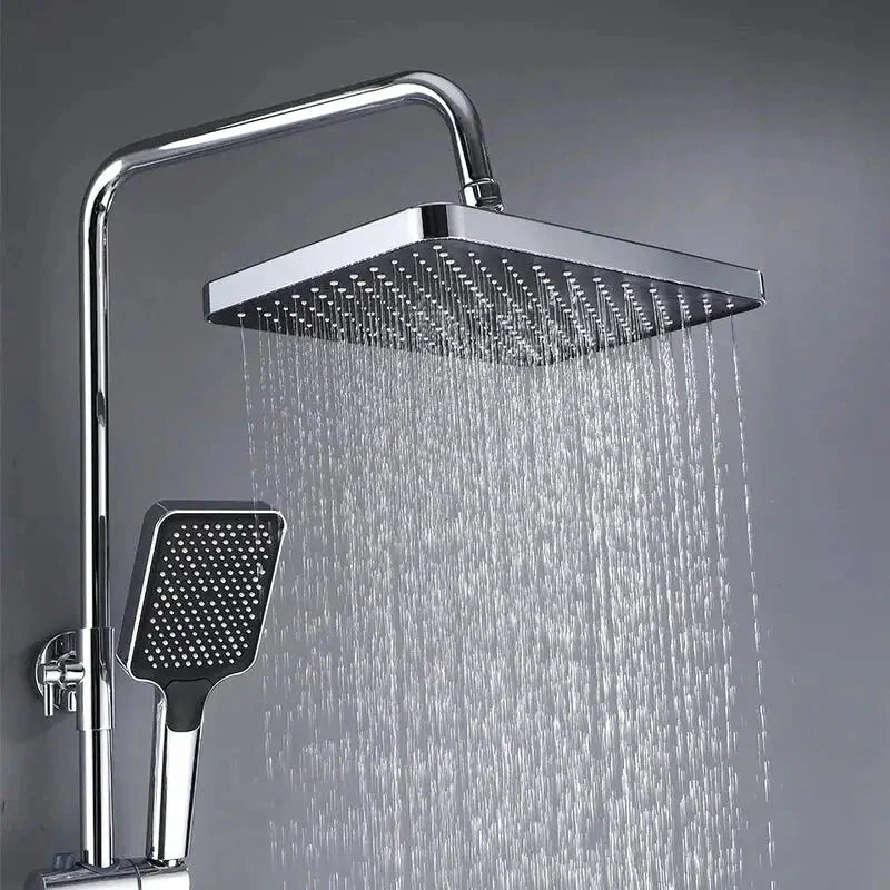 Colonne de Douche Thermostatique colonne douche thermostatique acier finitions visibles