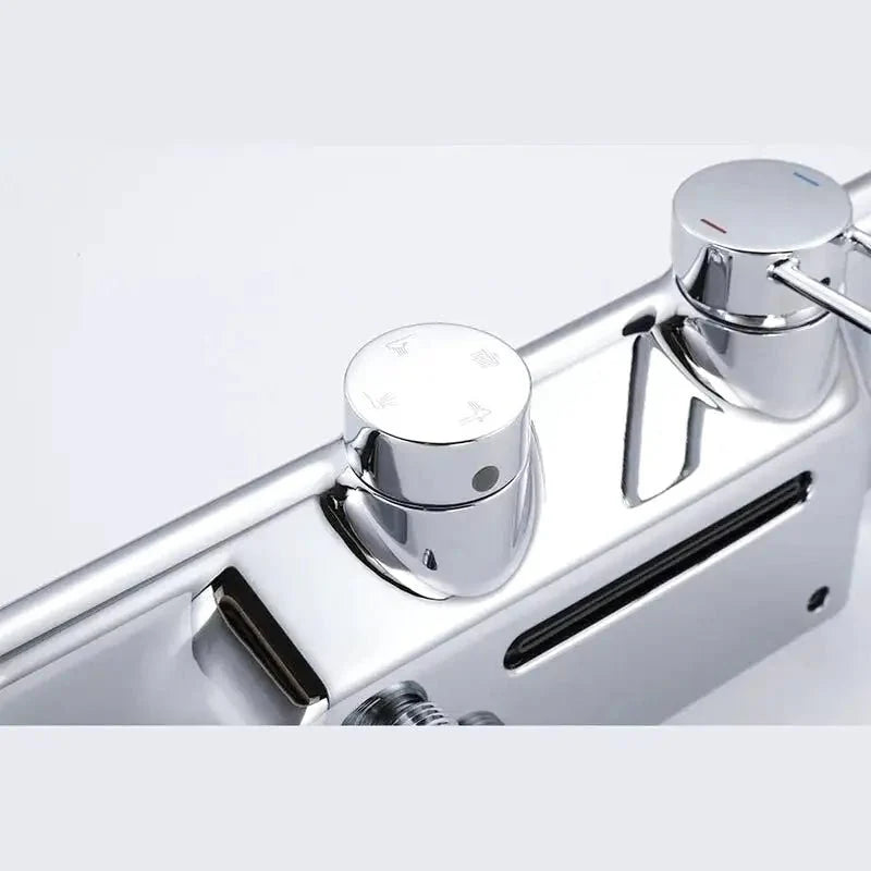 Colonne de Douche Thermostatique colonne douche thermostatique acier finitions visibles vue 13