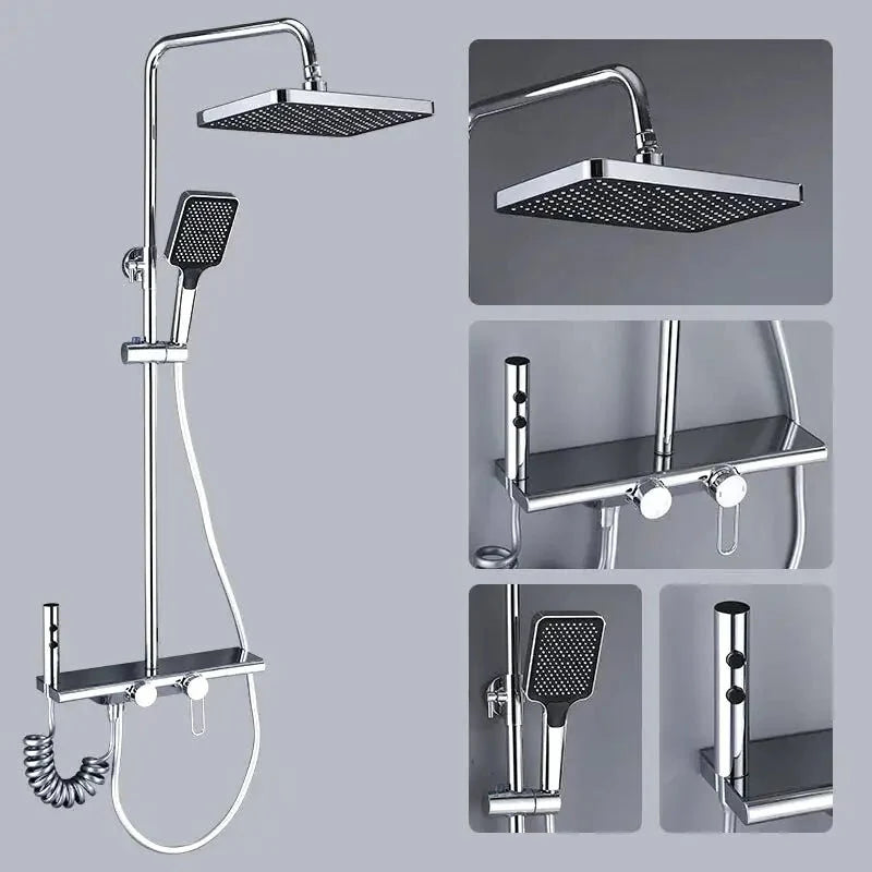 Colonne de Douche Thermostatique colonne douche thermostatique acier présentation du produit vue 27