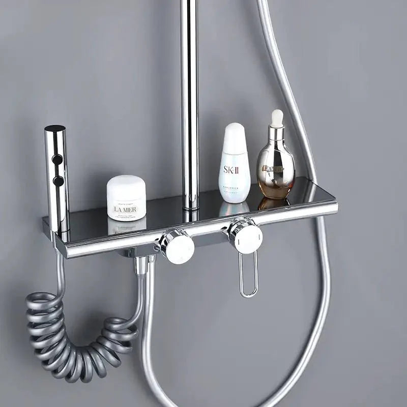 Colonne de Douche Thermostatique colonne douche thermostatique acier présentation du produit