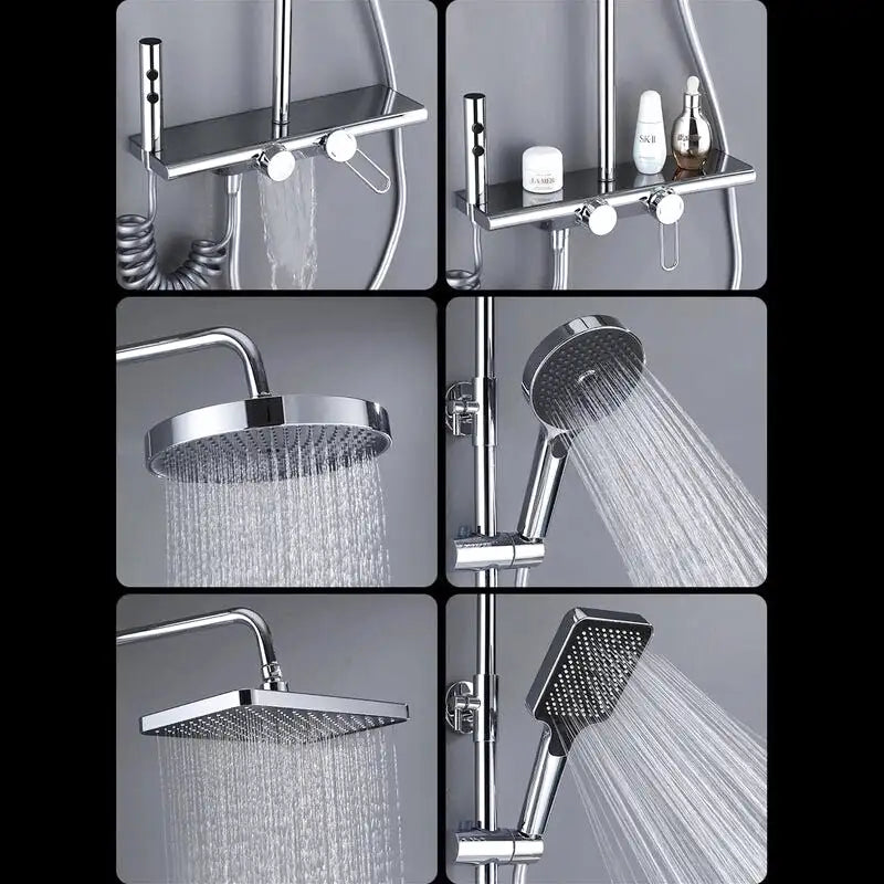 Colonne de Douche Thermostatique colonne douche thermostatique acier présentation du produit vue 11