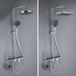 Colonne de Douche Thermostatique colonne douche thermostatique acier vue latérale