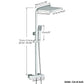Colonne de Douche Thermostatique | Température Stable et Sécurisée