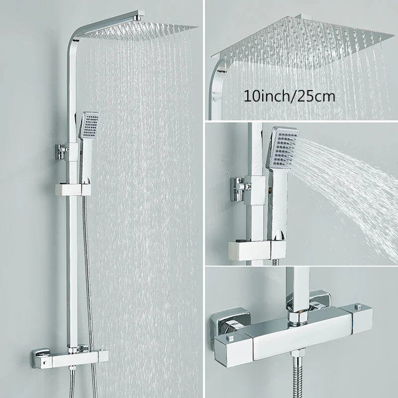 Colonne de Douche Thermostatique | Température Stable et Sécurisée