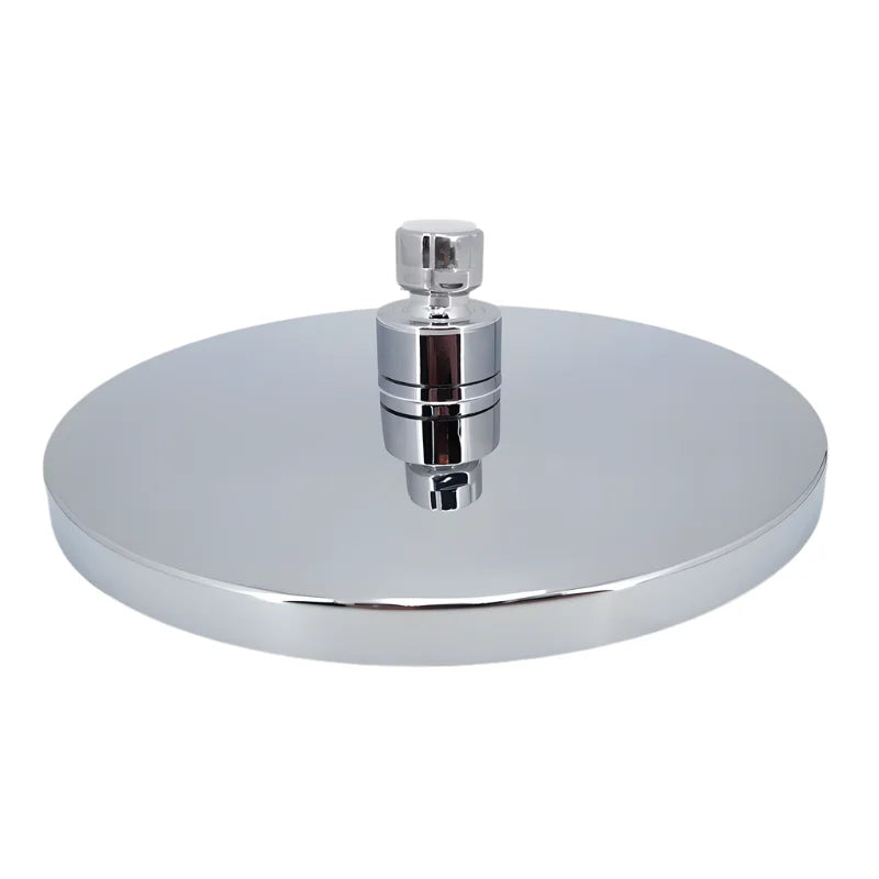 Colonne de douche avec pommeau rond en chrome