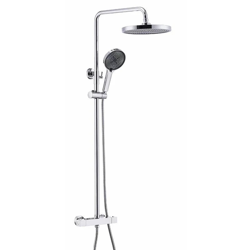 Vue latérale de la colonne de douche, design raffiné et moderne