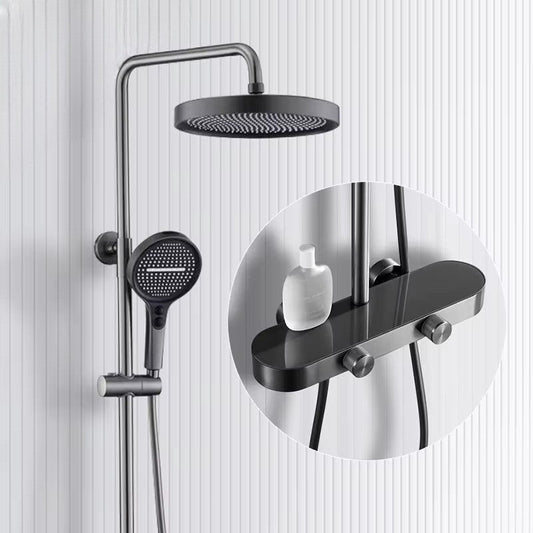 Ensemble complet de douche avec flexible et accessoires