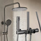 Colonne de douche en finition gris mat avec design épuré