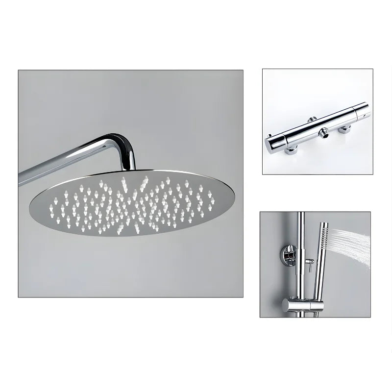 Colonne de Douche Thermostatique colonne douche thermostatique rose vue rapprochée vue 15