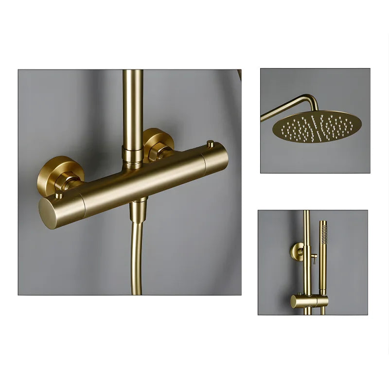 Colonne de Douche Thermostatique colonne douche thermostatique rose vue de détail vue 25