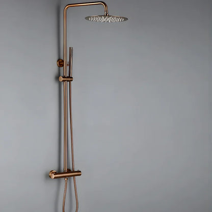 Colonne de Douche Thermostatique colonne douche thermostatique rose finitions visibles vue 30