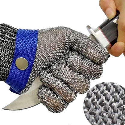 Gant anti-coupure, illustrant sa robustesse et durabilité