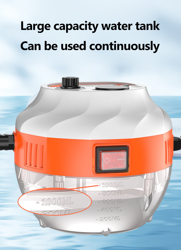 Nettoyeur vapeur avec réservoir en acier inoxydable