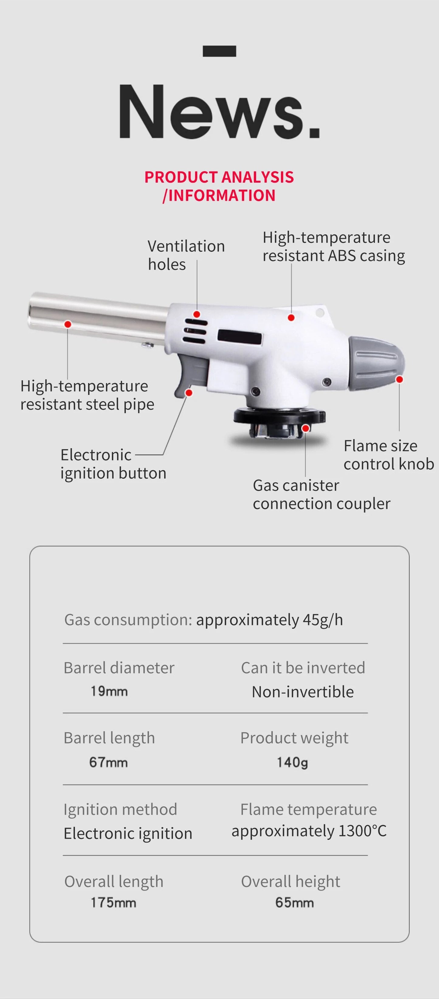 Réchaud à gaz portable, illustration de l'utilisation