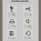 Purificateur d'air avec batterie rechargeable visible