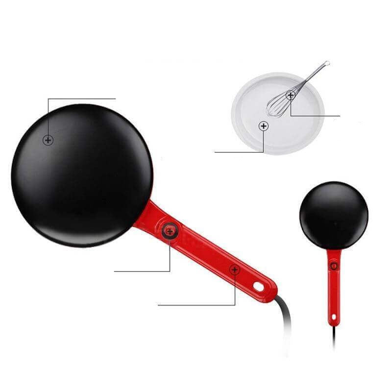 Gros plan sur la surface de cuisson de 20 cm