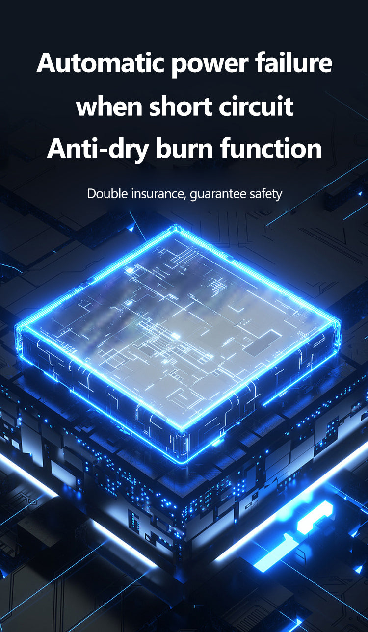 Module électronique du nettoyeur avec boutons de sécurité