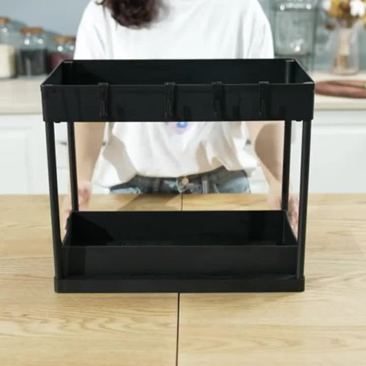 Structure en plastique et métal de l'organisateur démonté