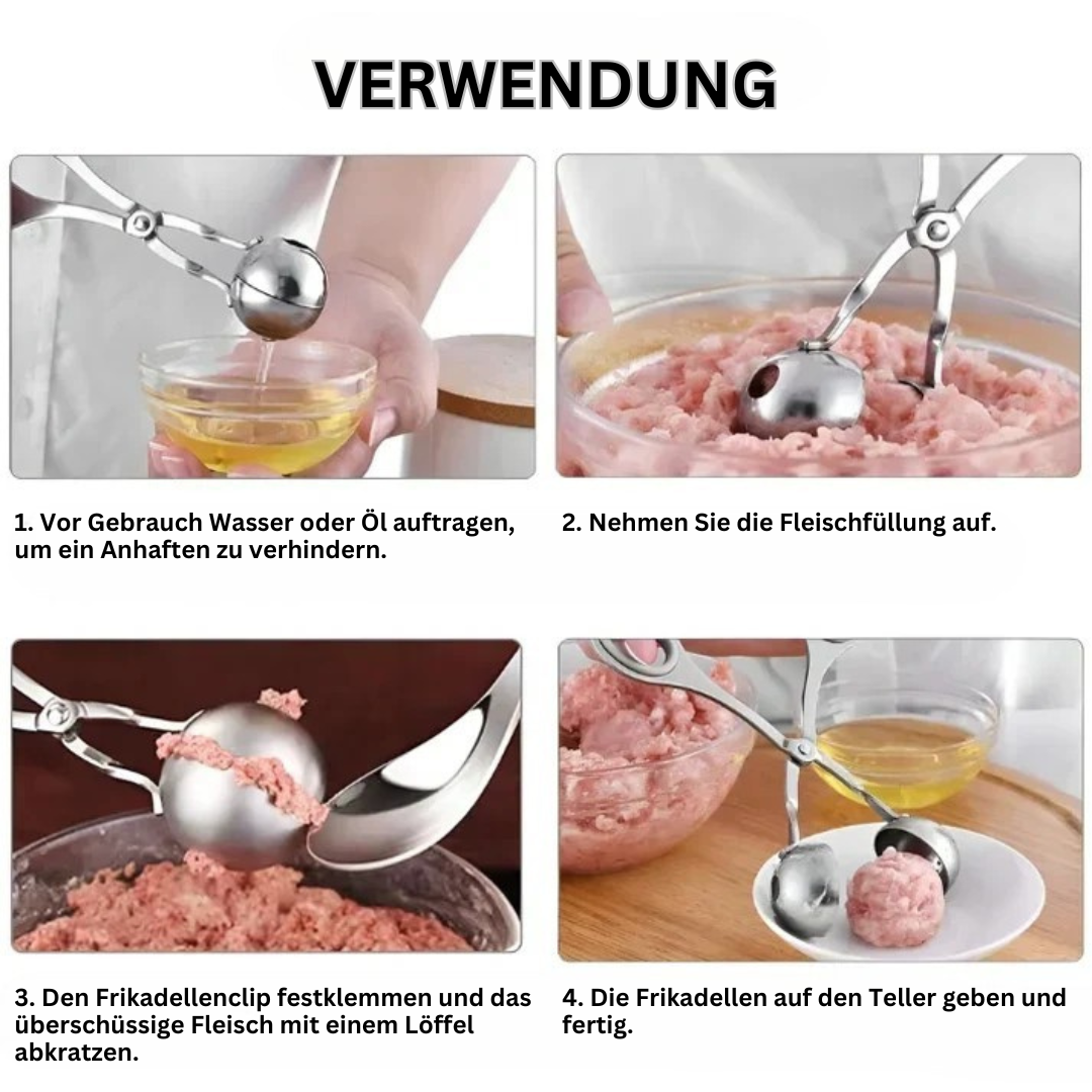 Instructions d'utilisation pour former des boulettes de viande