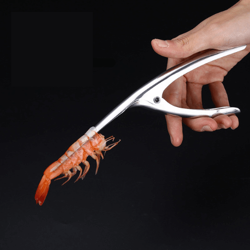 Pince à crevettes argentée, angle latéral